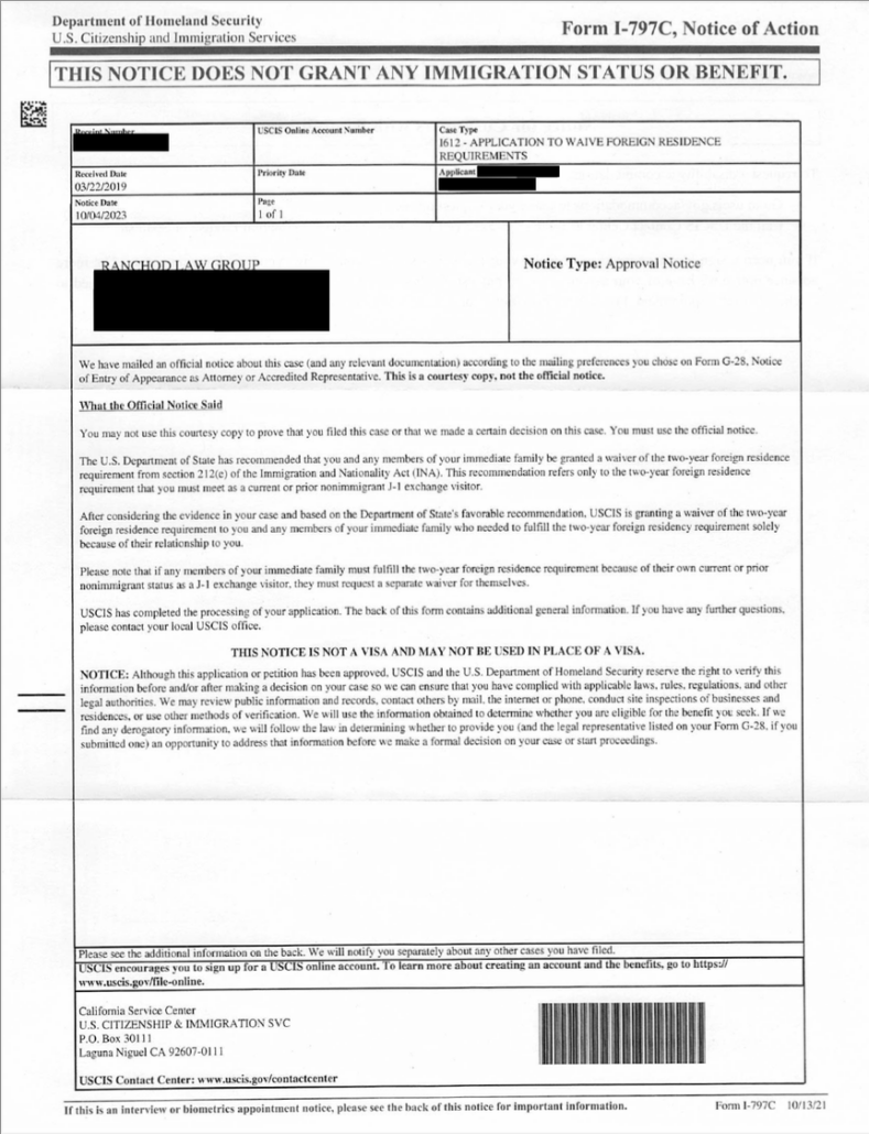 abogados de inmigración, Ranchod Law Group, immigration lawyer sacramento, visa waiver
